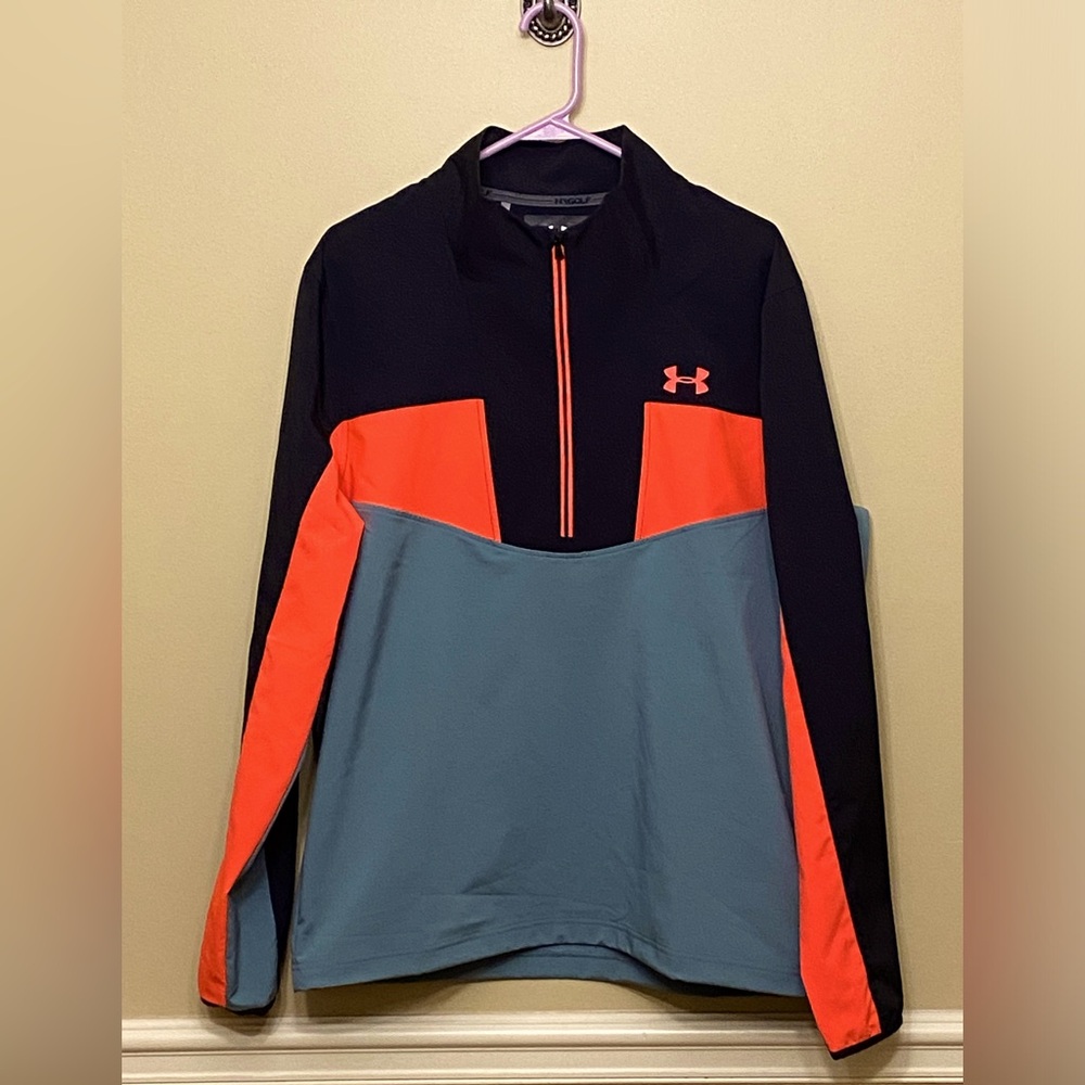 Men’s Under Armour Colorblock Half-zip Golf Pullover Top